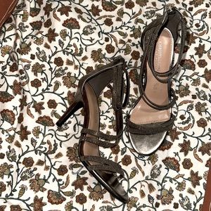 Christian Siriano silver heels
